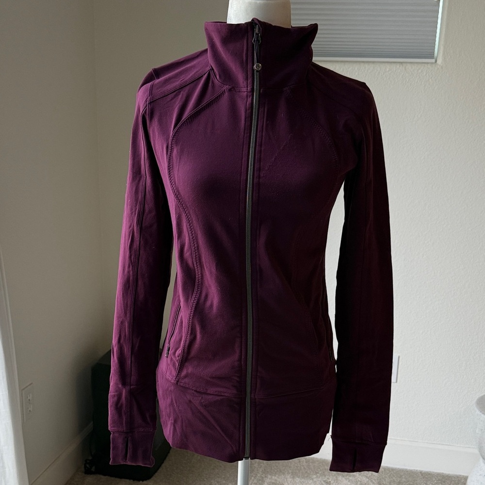 Lululemon eggplant zip up